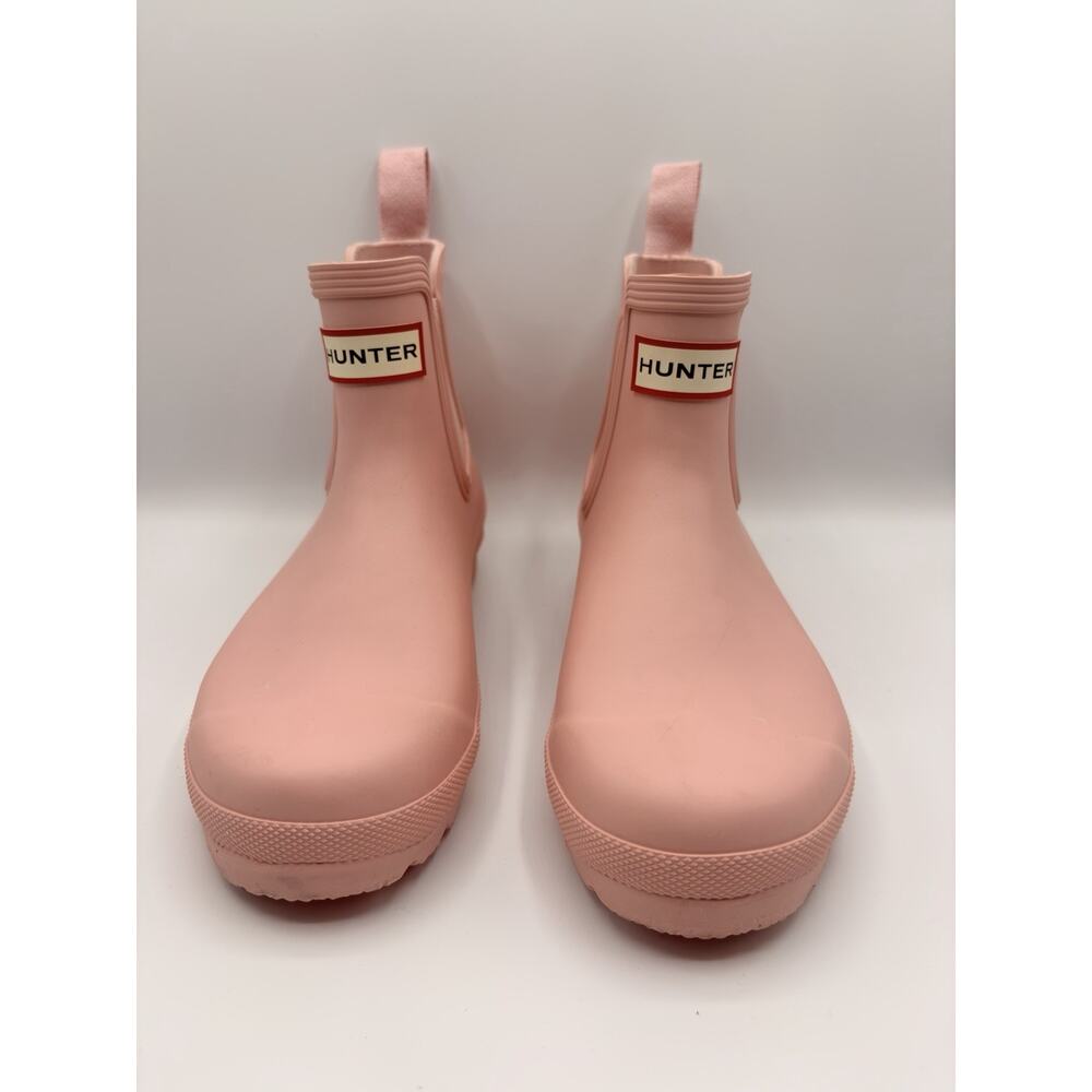 Hunter Chelsea Rain Boots Pink Women’s Sz US 5 EU 36 Excellent - Picture 2 of 10